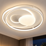 Żyrandol LED ASTERA z pilotem, owalny kształt, 85 W, światło zimne/ciepłe/neutralne, możliwość przyciemniania, biały