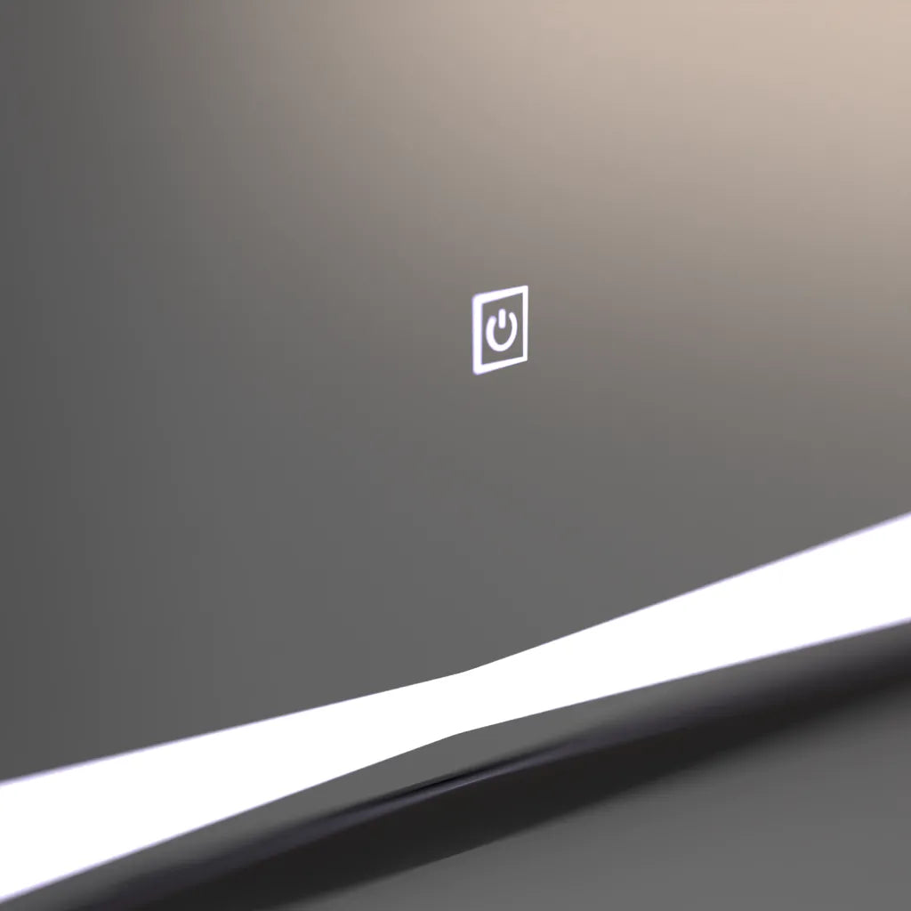 LUD LED prostokątny 60x80cm Ombe Podstawowy dotyk