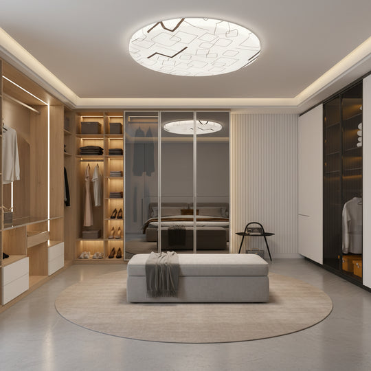 Lampa sufitowa LED 23 cm, 22W, 3000K / 4000K / 6000K, biała, metalowa i akrylowa Lampy sufitowe LED Domyślny tytuł Alessandro Design