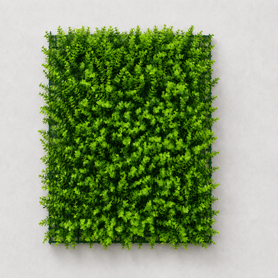 Panel ogrodzeniowy ze sztuczną rośliną eukaliptusową, 40 x 60 cm, zielony