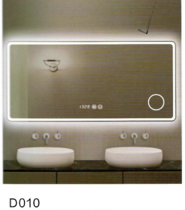 LUDA LED prostokątna 90x60cm Bellezza Riflesso Puro Motionglow Marcello DismanT -Clock System rozprzestrzeniania zegara
