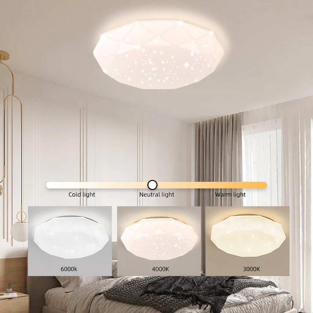 Lampa sufitowa LED, 51 W, średnica 50 cm, światło ciepłe/zimne/neutralne, białe lampy sufitowe LED Domyślny tytuł Alessandro Design