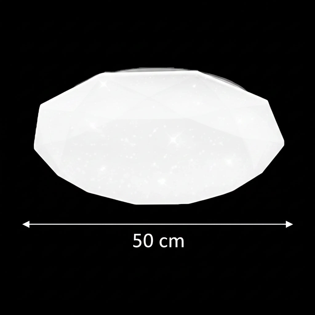 Lampa sufitowa LED, 51 W, średnica 50 cm, światło ciepłe/zimne/neutralne, białe lampy sufitowe LED Domyślny tytuł Alessandro Design