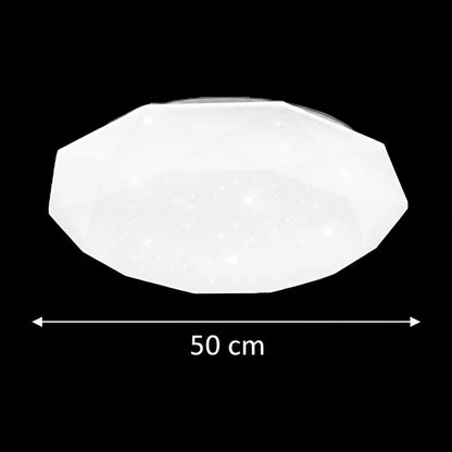 Lampa sufitowa LED, 51 W, średnica 50 cm, światło ciepłe/zimne/neutralne, białe lampy sufitowe LED Domyślny tytuł Alessandro Design