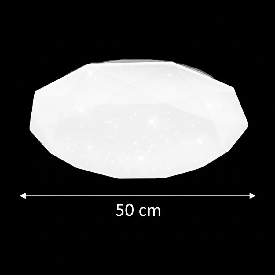 Lampa sufitowa LED, 51 W, średnica 50 cm, światło ciepłe/zimne/neutralne, białe lampy sufitowe LED Domyślny tytuł Alessandro Design