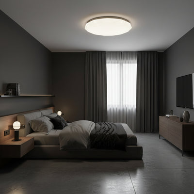 Lampa sufitowa LED Hexagon 23 cm, 22W, 3000K / 4000K / 6000K, Biała, Metal i Akryl