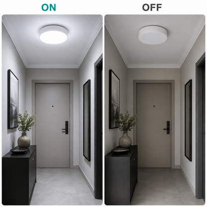 Lampa sufitowa LED PL200/12R 18W Zimne światło 6000k Biały
