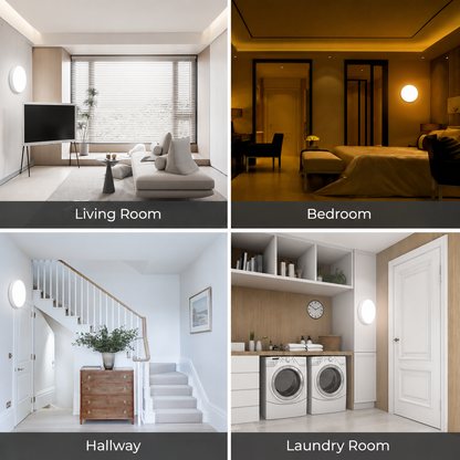 Lampa sufitowa LED PL200/12R 18W Zimne światło 6000k Biały