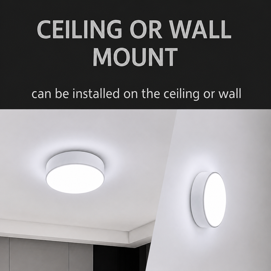 Lampa sufitowa LED PL200/12R 18W Zimne światło 6000k Biały
