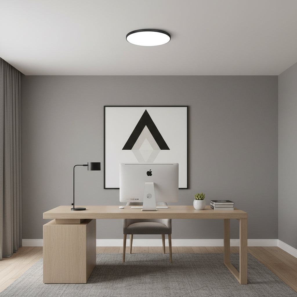 Lampa sufitowa LED SOLIS 37cm 32W Zimne światło Czarne lampy sufitowe LED Domyślny tytuł Alessandro Design