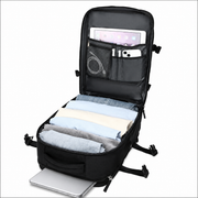 Podróżny plecak biznesowy ALMATY, z portem USB, 31x22x46cm Oxford, czarny