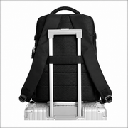 Podróżny plecak biznesowy ALMATY, z portem USB, 31x22x46cm Oxford, czarny