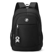 Rucsac Travel Business KANGIQLINIQ, 47x33x15 cm, Oxford, Negru si Alb