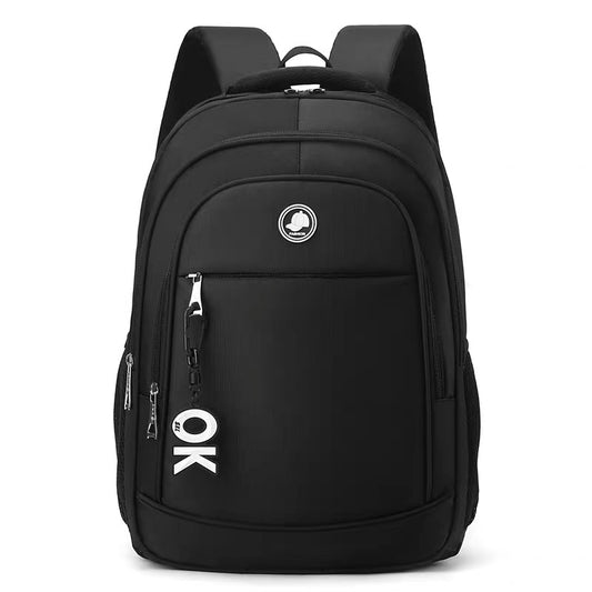 Rucsac Travel Business KANGIQLINIQ, 47x33x15 cm, Oxford, Negru si Alb