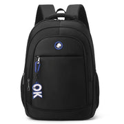 Rucsac Travel Business KANGIQLINIQ, 47x33x15 cm, Oxford, Negru si Albastru
