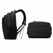 Rucsac Travel Business KANGIQLINIQ, 47x33x15 cm, Oxford, Negru si Verde