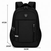 Rucsac Travel Business SUMQAYIT, 47x31x15 cm, Oxford, Negru