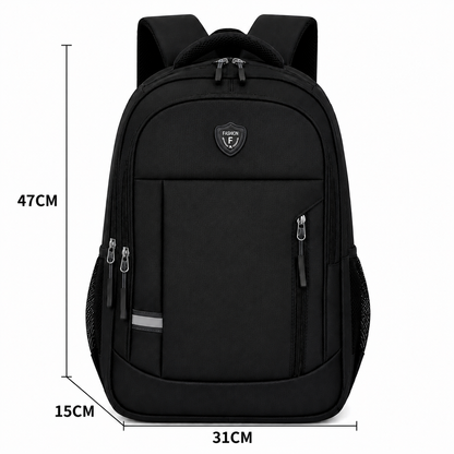 Rucsac Travel Business SUMQAYIT, 47x31x15 cm, Oxford, Negru