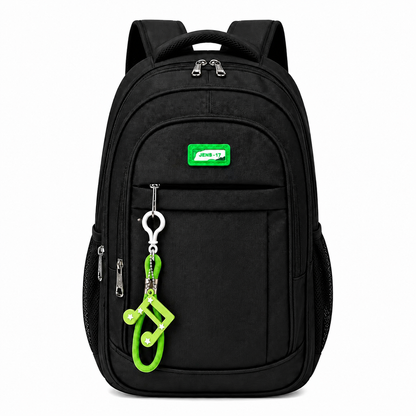 Rucsac Travel Business TALOYOAK, 47x33x15 cm, Oxford, Negru si Verde