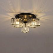 Żyrandol Sasha Modern Classic, LC117/3BK, 3x E27, Metal i Kryształ, Czarny, Klosz