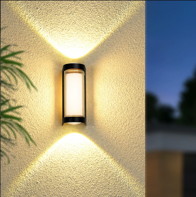 Han Outdoor LED Kinkiet, 12W, Metal, Czarny