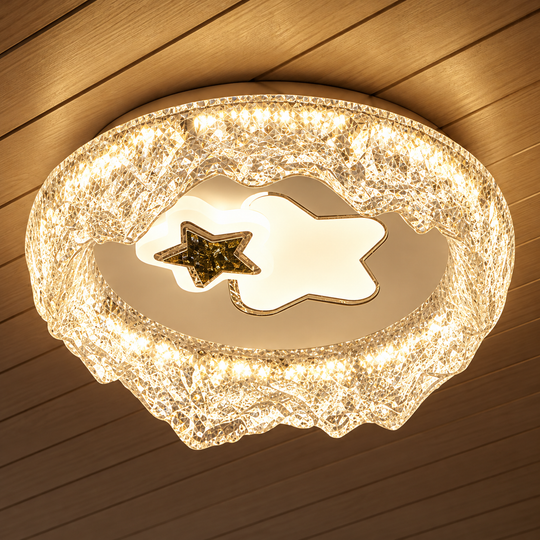 Żyrandol LED Petito, 21W, średnica 18cm, światło ciepłe/neutralne/zimne, biały, metal i akryl