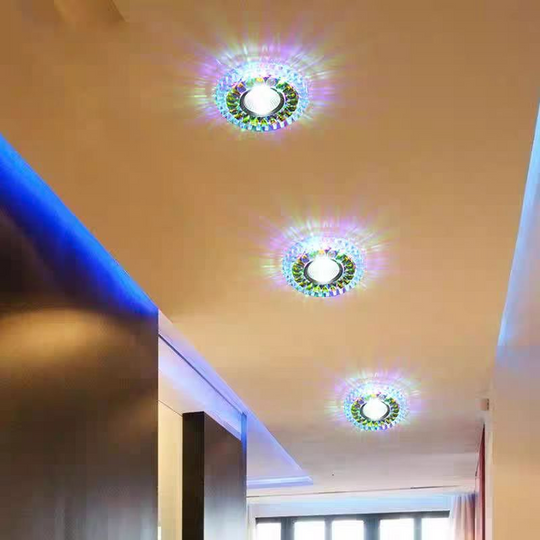 Punktowy LED, 4W, RGB + światło zimne