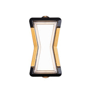 Fantas Lampa ścienna LED do użytku wewnątrz i na zewnątrz, 2 źródła x 1 W, IP65, metaliczna, czarna, 3000 K