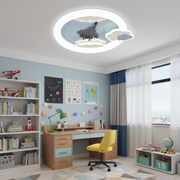 Żyrandol LED CONSTELATION 49W, średnica 49cm, światło zimne/ciepłe/neutralne, biały niebieski