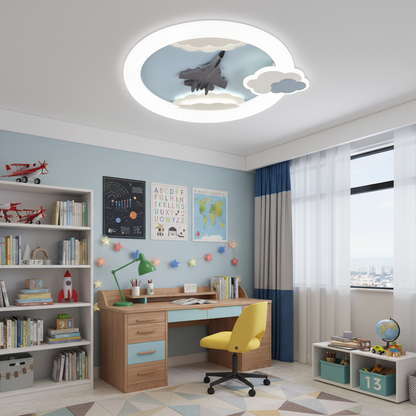Żyrandol LED CONSTELATION 49W, średnica 49cm, światło zimne/ciepłe/neutralne, biały niebieski