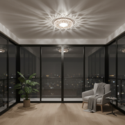 Spot LED ORBITA, 5W, Rotund, Lumina Rece / Calda, Bronz Antichizat, Rasina si Sticla