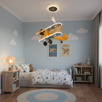 Podwieszany żyrandol LED AVION 148W, światło zimne/ciepłe/neutralne, kolor srebrny