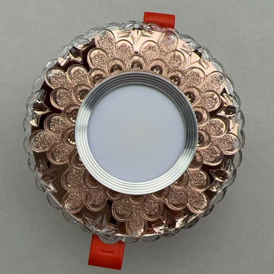 ORBITA LED Spot, 5W, Okrągły, Zimne/Ciepłe Światło, Antyczny Brąz, Żywica i Szklana Spot LED Domyślny Tytuł Alessandro Design