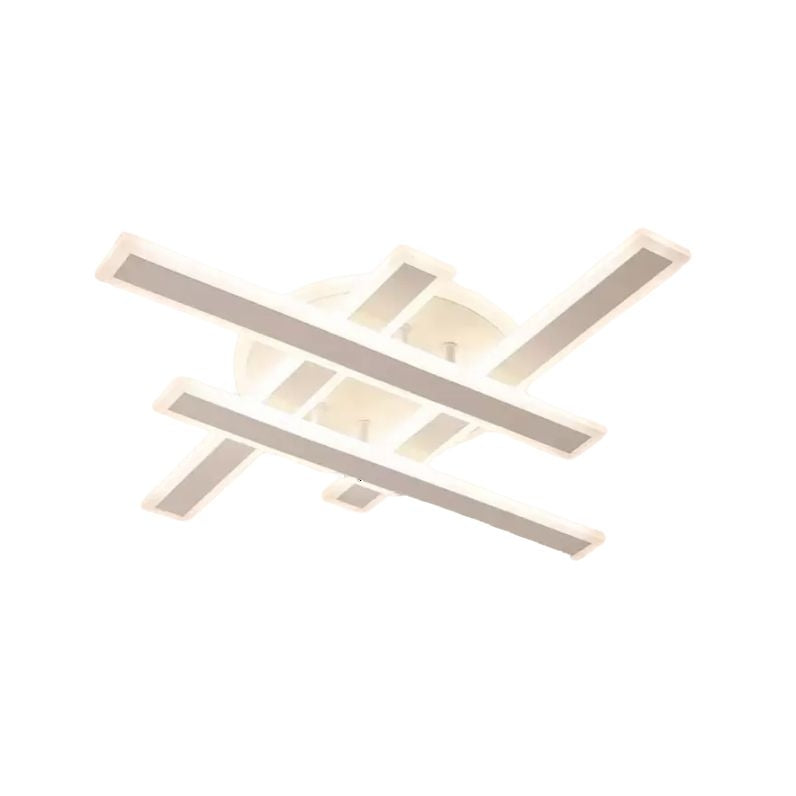 Żyrandol LED z pilotem LT755/4BK 85W, liniowy, światło zimne/ciepłe/neutralne, możliwość przyciemniania, czarny