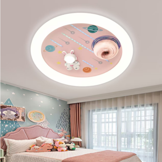 Żyrandol LED CONSTELATION 49W, średnica 49cm, światło zimne/ciepłe/neutralne, biały niebieski