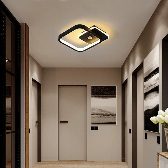 Żyrandol LED z czujnikiem ruchu PS510BK, 15W, światło zimne/ciepłe/neutralne 3000K/4000K/6000K, żyrandole LED metalowe i akrylowe Domyślny tytuł Alessandro Design