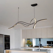 Żyrandol wiszący LED INFINITY HALO 138W z pilotem, zimne/ciepłe/neutralne światło, ściemnialny, czarny, regulowana wysokość