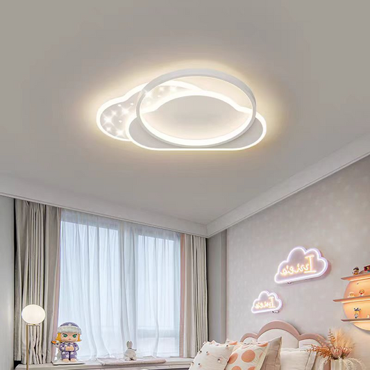 Żądza LED z pilotem 125W, chmur, zimna/gorąco/neutralna światło, niestabilne, białe