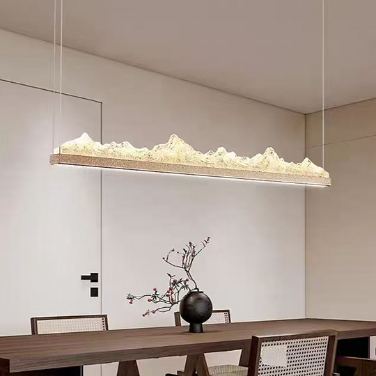 Zawieszany żyrandol LED z pilotem NIVALIS 27W, 120cm, światło zimne/ciepłe/neutralne, możliwość przyciemniania, regulacja wysokości, złote żyrandole LED z pilotem Domyślny tytuł Alessandro Design