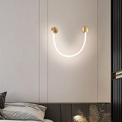 Lampa ścienna LED, 50 cm, 3000K/4000K/6000K, złota