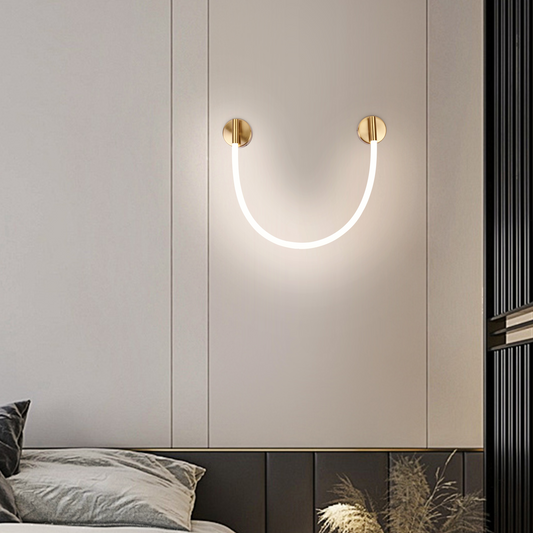 Lampa ścienna LED, 50 cm, 3000K/4000K/6000K, złota