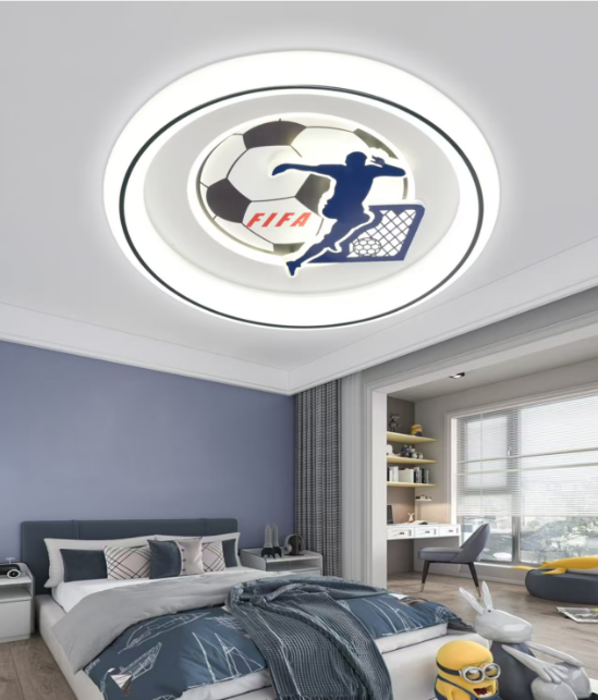Żyrandol LED CONSTELATION 49W, średnica 49cm, światło zimne/ciepłe/neutralne, biały niebieski