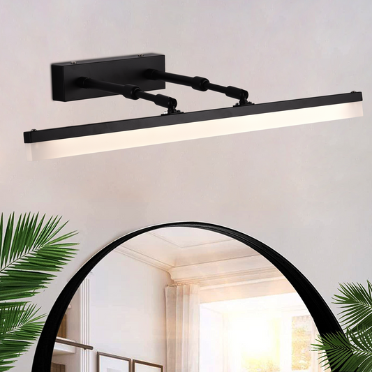 Kinkiet łazienkowy LED MALAWI, 10 W, liniowy, światło neutralne, czarny