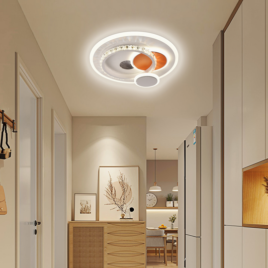 LED Heliox, 43W, 4 kółka, zimno/gorące/neutralne światło, białe