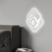 LED Kompacic 36 W, 3 kwadraty, zimno/gorące/neutralne światło, białe