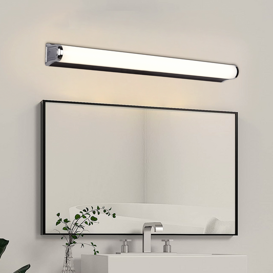 Kinkiet LED do łazienki, GARDA, 16W, liniowy, światło neutralne, czarny