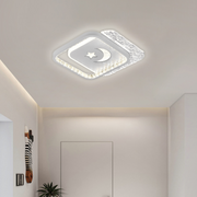 LED Peru 36W, 2 kwadraty, zimno/gorące/neutralne światło, czarne