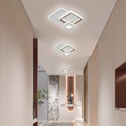 LED LED Nyxora 51W, 3 kwadraty, zimno/gorące/neutralne światło, czarne
