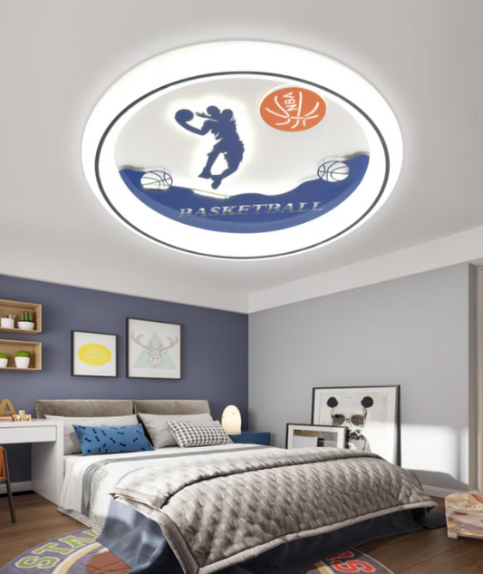 Żyrandol LED CONSTELATION 49W, średnica 49cm, światło zimne/ciepłe/neutralne, biały niebieski