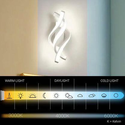 Kinkiet LED Reid 45W, zimne/ciepłe/neutralne światło, biały